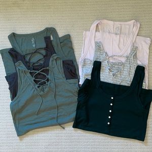 aerie ribbed tanks bundle